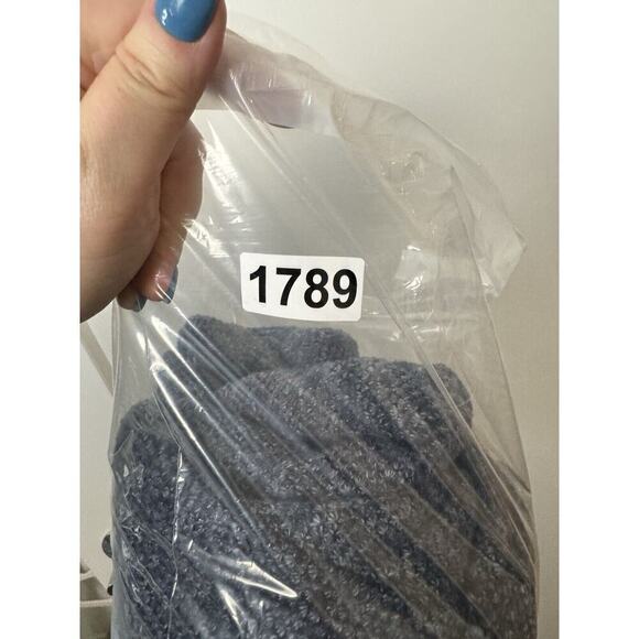 Orvis Pullover Sweater Jacket Blue Sherpa Lined Fleece Men’s Size Large Warm - Picture 13 of 13